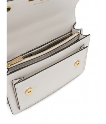 Кожаная сумка Michael Kors Jade Large с откидным клапаном белая