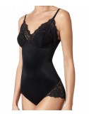 Корректирующее боди Janira Shape Greta 31979 с кружевными вставками черное