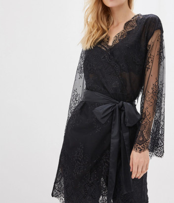 Халат Michelle Morren Noble Chic черный Халат Michelle Morren Noble Chic черный