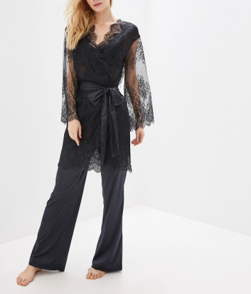 Халат Michelle Morren Noble Chic черный Халат Michelle Morren Noble Chic черный