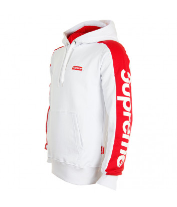 Белое худи с капюшоном Supreme SFU16 модель унисекс