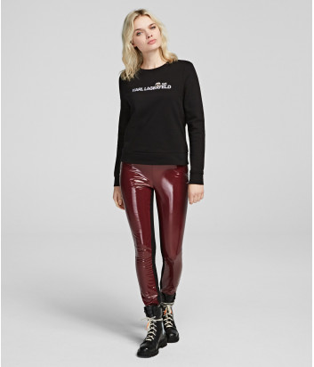Черный свитшот Karl Lagerfeld 96KW1824 с надписью