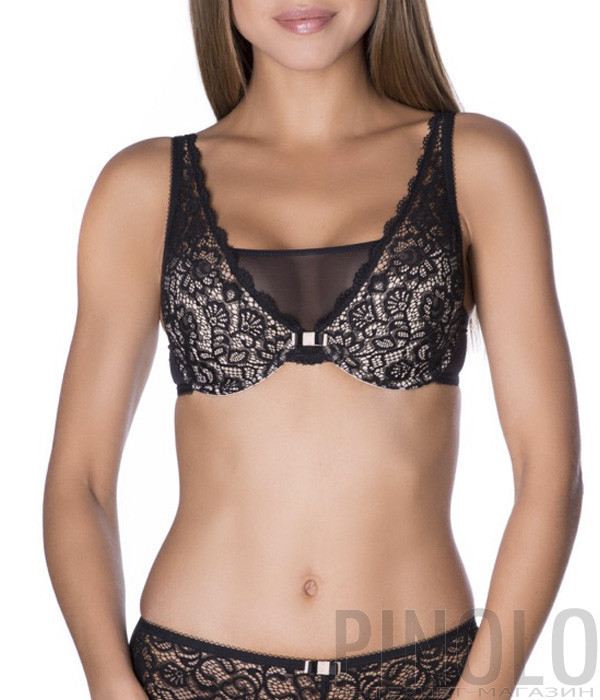 Формованный бюстгальтер Rose&Petal Manuelle 39024 черный