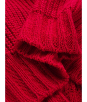 Женский свитер MSGM 2741MDM свободного кроя красный