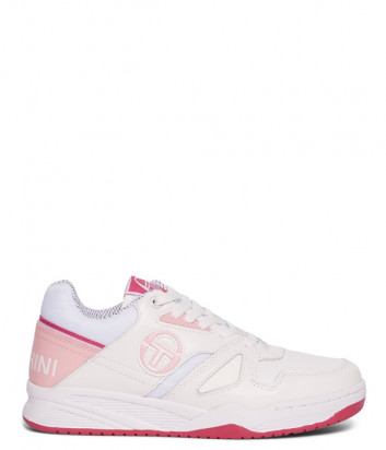 Женские кроссовки Sergio Tacchini белые с розовыми вставками
