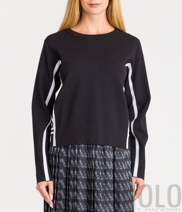 Черная кофта ICE PLAY A0149011 с надписями по бокам