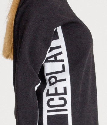 Черная кофта ICE PLAY A0149011 с надписями по бокам