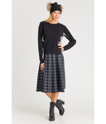 Черная кофта ICE PLAY A0149011 с надписями по бокам