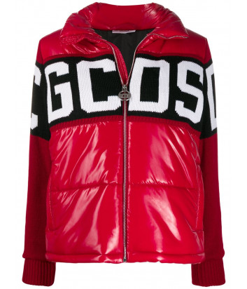 Красная куртка GCDS CC94W040200 с трикотажными рукавами