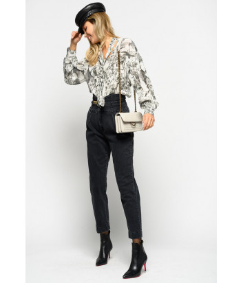 Шёлковая блуза PINKO 1B143H с принтом