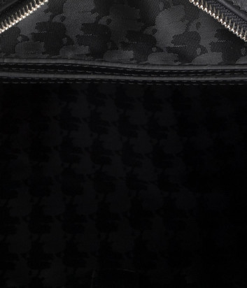 Черный рюкзак Karl Lagerfeld 805901 с тиснением на внешнем кармане