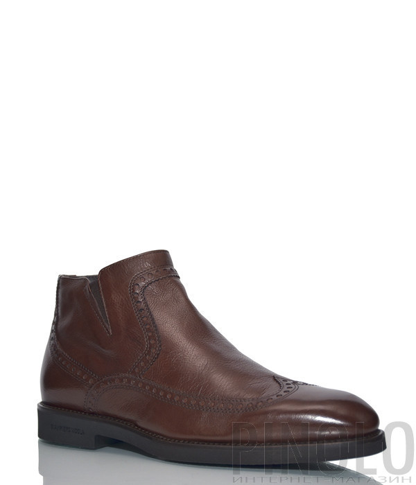 Кожаные ботинки Giampiero Nicola 41226 коричневые