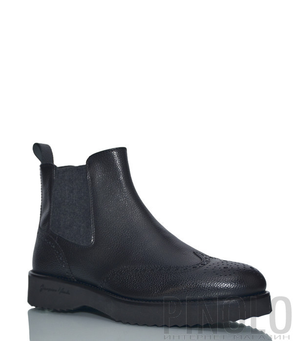 Кожаные ботинки Giampiero Nicola 39627 черные