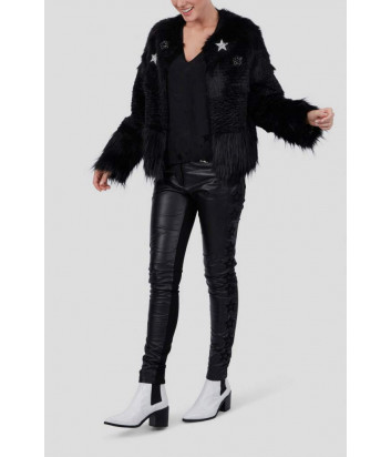 Полушубок Sportalm 889218 их экомеха черный