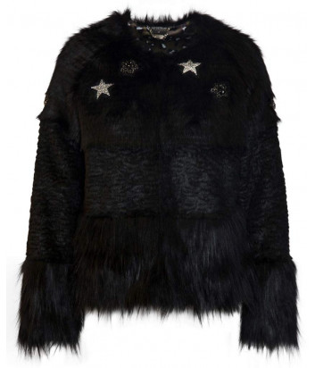 Полушубок Sportalm 889218 их экомеха черный