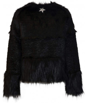 Полушубок Sportalm 889218 их экомеха черный