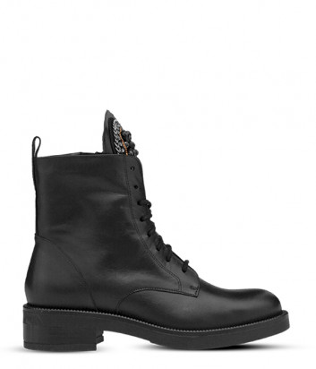 Кожаные ботинки Albano 1006 с декором черные