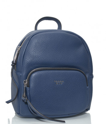 Синий рюкзак Tosca Blu TF1933B33 с внешним карманом на молнии