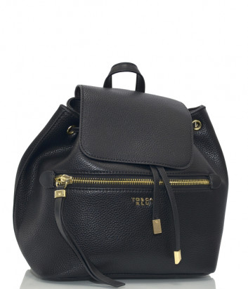 Черный рюкзак Tosca Blu TF1942B43 с внешним карманом на молнии