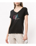 Футболка EA7 Emporio Armani 6GTT11 TJ12Z черная с рисунком