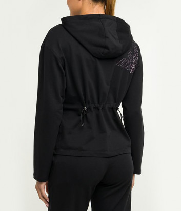 Олимпийка с капюшоном EA7 Emporio Armani 6GTM31TJ31Z черная