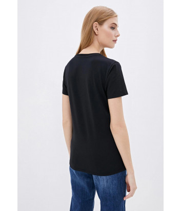 Футболка ICE PLAY F074P435 черная с принтом