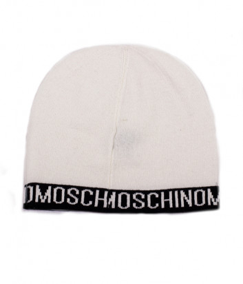 Женская шапка Moschino 65115 белая