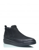 Замшевые ботинки Gianfranco Butteri 24303 на меху черные