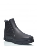 Кожаные ботинки Gianfranco Butteri 50904 на меху черные