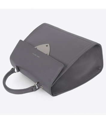 Сумка Coccinelle B14 Medium в текстурной коже серая