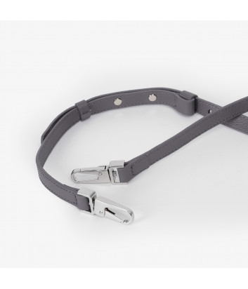 Сумка Coccinelle B14 Medium в текстурной коже серая