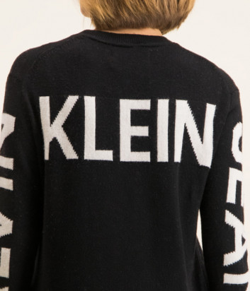 Кофта Calvin Klein Jeans J20J213180 черная с лого