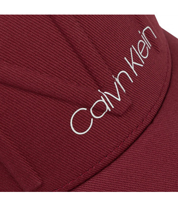 Бейсболка Calvin Klein Jeans K60K606088 бордовая