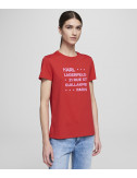 Футболка Karl Lagerfeld 201W1715 красная