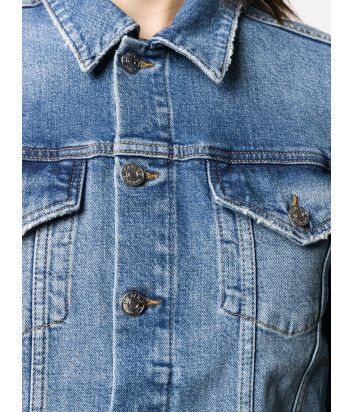 Джинсовая куртка ICEBERG O0126005 с ярким рисунком на спине