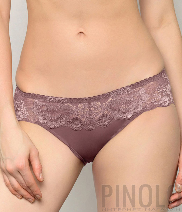 Кружевные трусики Orhideja 210-208 кофейные