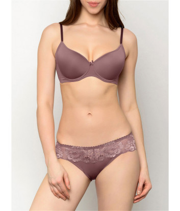 Кружевные трусики Orhideja 210-208 кофейные