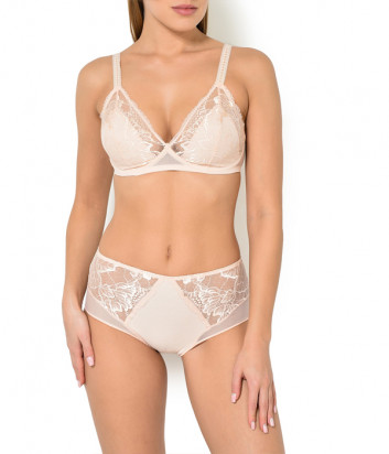 Высокие трусики Simone Perele Promesse 12H770 пудровые