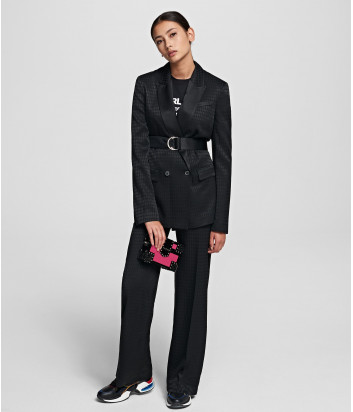 Широкие брюки KARL LAGERFELD 201W1009 черные