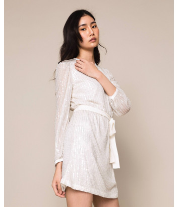 Платье TWIN-SET 201TP2051 полностью расшитое пайетками