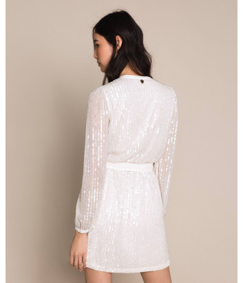 Платье TWIN-SET 201TP2051 полностью расшитое пайетками