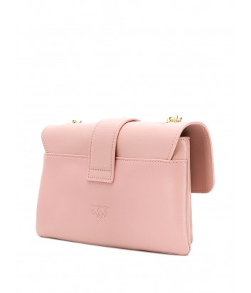 Сумка на цепочке PINKO Love Bag 1P21EJ в гладкой коже нежно-розовая