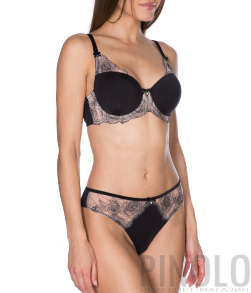 Стринги ROSE&PETAL Rosalinde 67039 черные