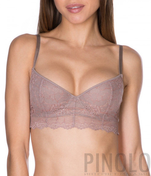 Бюстгальтер-балконет ROSE&PETAL Magnolia 86038 кофейный