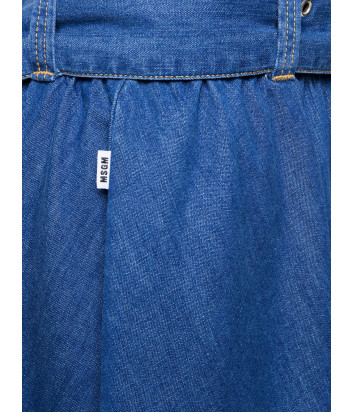Джинсовая юбка MSGM 2841MDD54L синяя