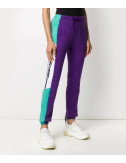 Спортивные штаны MSGM 2841MDP65 бирюзово-фиолетовые