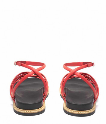 Кожаные сандалии VIC MATIE 8638 красные