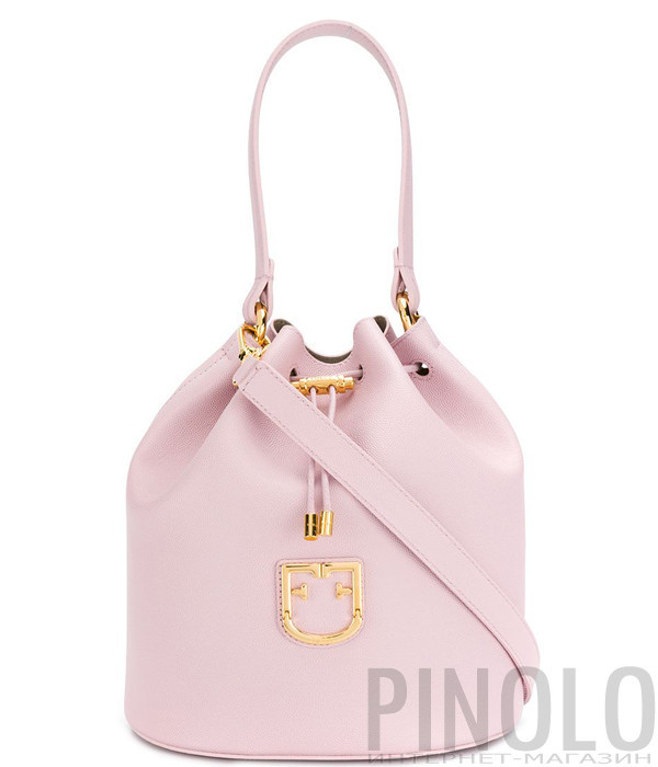 Кожаная сумка Furla Corona 1013943 розовая