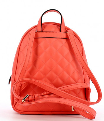 Стеганный рюкзак Guess 2320 с внешним карманом коралловый