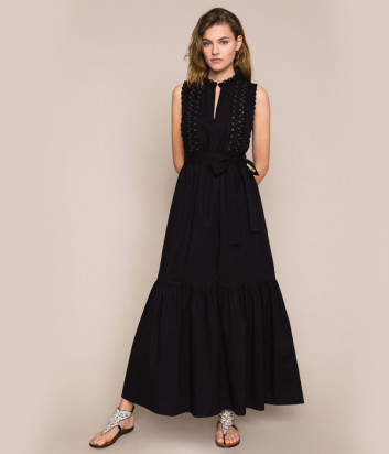 Длинное платье TWIN-SET 201TT2063 черное